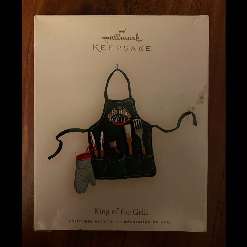 Hallmark King of the Grill ornament dated 2007